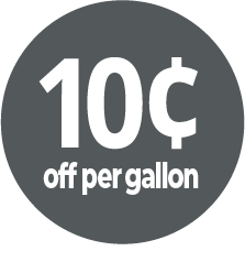 10 Cents Off Per Gallon
